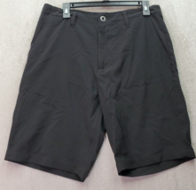 Volcom Shorts Men&#39;s Size 33 Black Surf &amp; Turf 4 Way Stretch Polyester Fl... - $23.05