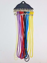 Lot 12 Display Eyeglasses Nylon Cord Rope Neck strap Purple yellow black... - £12.68 GBP