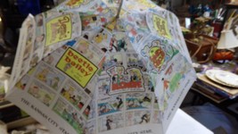 Vintage Umbrella Comic Strip Cartoon THE KANSAS CITY STAR Newspaper Funnies - £25.46 GBP