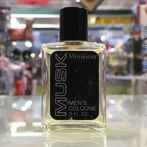 Musk Monsieur by Dana for Men, 0.50 fl.oz / 15 ml cologne splash, Vintag... - $22.99