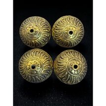 Oxidized Gold Metal Bead 23x27mm - 1 Bead - $2.95