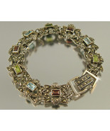 Maracite and Semi-Precious Gem Stone Bracelet - £39.82 GBP