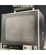 1970 Sony Solid State TV TV11OU 11 Inch Portable Advertisement Televisio... - $42.03 CAD
