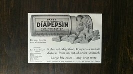 Vintage 1909 Pape&#39;s Diapepsin For Digestion Original Ad 721 - $6.64