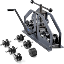 Manual Tube Pipe Roller Bender with 6 Dies, 360° Copper Aluminum Pipe Be... - $603.95 CAD