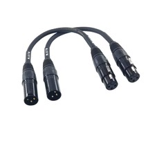 XLR to XLR Microphone Cable 3 Pin Female to 3 pin Male Balanced Shielded XLR Cab - £23.94 GBP