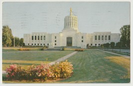 State Capitol Salem Oregon Postcard Posted 1959 - £3.91 GBP