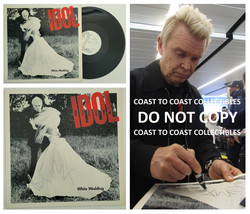 Billy Idol signed White Wedding album vinyl LP COA exact proof autographed - £389.51 GBP