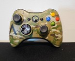 Official OEM Camo Camouflage Microsoft Xbox 360 Controller VG cond Model... - £13.79 GBP