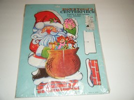 Vintage Fun World Santa Claus Christmas Honeycomb Centerpiece NEW In Package - £11.85 GBP