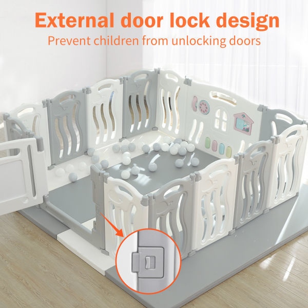 Gupamiga Foldable Baby playpen Baby Folding Play Pen Pet Dog playpen Kids Activi Item image 2