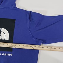 The North Face A7UNS Men's Box NSE Purple Cotton Hoodie Pullover Sweatshirt Sz M image 6