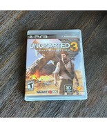 Uncharted 3 Drake&#39;s Deception PS3 PlayStation 3 Game + Manual + Case Com... - $9.95