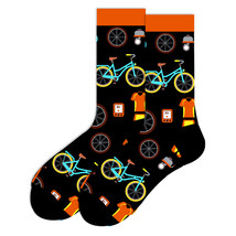 Bicycle Pattern Cozy Socks (One Size) - $14.99