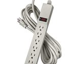 Fellowes 6-Outlet Office/Home Power Strip, 15 Foot Cord - Wall Mountable... - £29.05 GBP