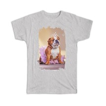 Bulldog Ballerina : Gift T-Shirt Ballet Funny Crown Dog Pet Animal Nature - £14.18 GBP