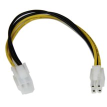StarTech.com 8in ATX12V 4 Pin P4 CPU Power Extension Cable - M/F - Power... - $13.81
