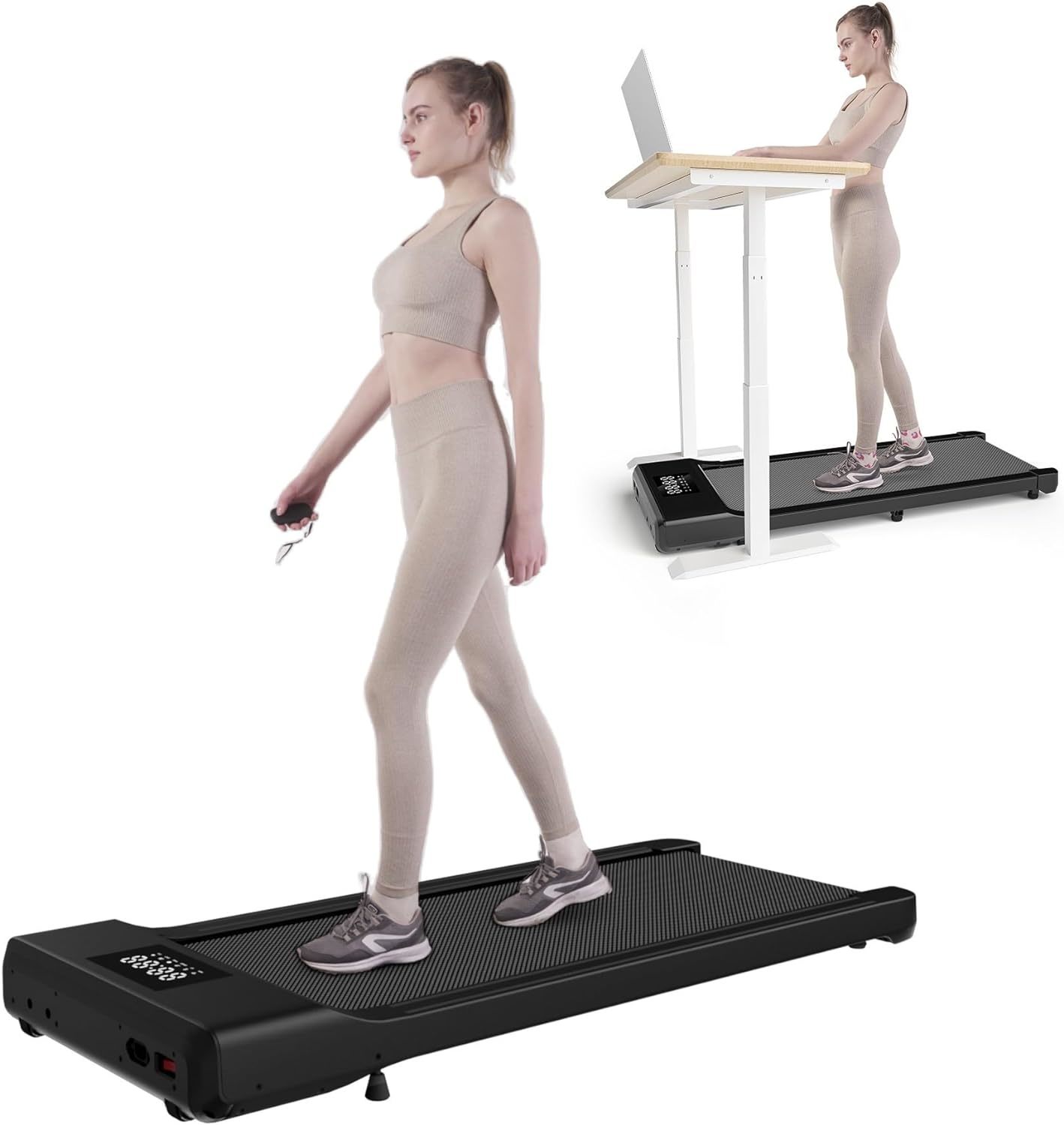Superun Smart Walking Pad, Under Desk Treadmill For Home Office With Pit... - $168.96
