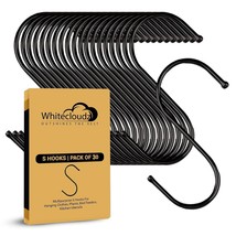 30 Pack S Hooks For Hanging Plants, S Hooks For Hanging Clothes, Stainle... - $12.99