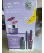 CLINIQUE 3 PIECE SET TAKE DAY OFF, MASCARA, ALMOST LIPSTICK - $18.69