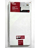 Winter Wonderland Holiday Medley Damask Tablecloth 60x84in Oval Oblong T... - $43.87 CAD