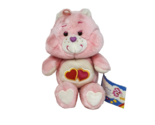 VINTAGE 1983 KENNER LOVE A LOT PINK CARE BEARS STUFFED ANIMAL PLUSH TOY ... - $75.05