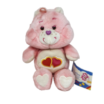 Vintage 1983 Kenner Love A Lot Pink Care Bears Stuffed Animal Plush Toy New Tag - £58.88 GBP
