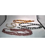Jay King DTR Sterling Silver Beaded Necklaces - Lot of 4 - K1267 - £122.50 GBP