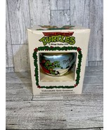 1990 Teenage Mutant Ninja Turtles Satin Merry Christmas Dudes Ornament 3... - £11.79 GBP
