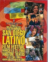 2003 San Diego Latino Film Festival Program - £10.32 GBP