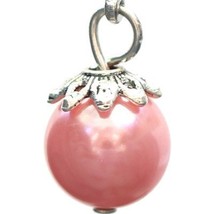 Pink Round Dangle Charm - €3,35 EUR