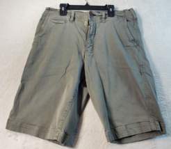 American Eagle Outfitters Shorts Men Size 32 Gray Cotton Slash Pocket Flat Front - £11.88 GBP