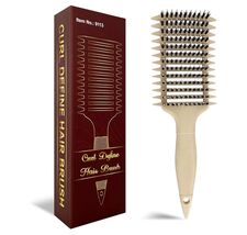 Cepillo definidor de rizos para cabello rizado húmedo, moldeador - $11.88
