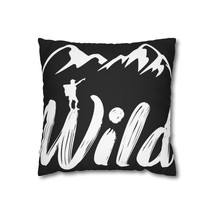 Wild Spun Polyester Square Pillow Case With Concealed Zipper For Personalized De - £15.47 GBP+