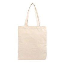 Creamy White Plain Shopping  Tote High Capacity Envmental Friendly Shopp... - £113.55 GBP