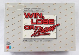VINTAGE 1987 Milton Bradley Win Lose or Draw Board Game - £15.81 GBP
