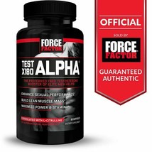 Force Factor Test X180 Alpha Preferred Free Testosterone Booster 120 Caps. Exp. - $55.00
