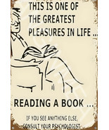 One Of The Greatest Pleasures Funny 8&quot; x 12&quot; Aluminum Metal Sign - €9,47 EUR+
