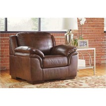 Brown Leather Really Comfy Chair by Ashley - PICK UP IN NJ - $445.50