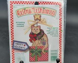 New Sealed Vintage 1994 Wire Whimsy Needlepoint Holiday Christmas Gifted... - $7.42
