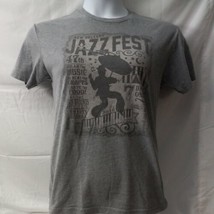 2016 Jazz Fest New Orleans Louisiana TShirt Shirt Gray Size Small EUC Mu... - $23.76