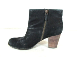 Cole Haan Black Side Zip Ankle Booties Heels Shoes Women&#39;s 8 1/2 B (SW46) - £18.14 GBP