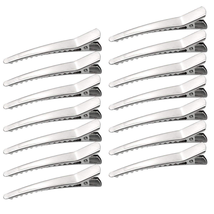 50 Pack 2.36 Inches Hair Clips,  Silver Metal Alligator Hair Pins Teeth ... - $9.49