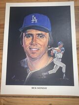 Dodgers/Union 76 Oil Print 1982 : Rick Monday - $5.93