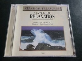 Classical Treasures Classics for Relaxation Audio CD Various  - $6.99