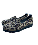 EUC Dr. Scholls Be Energized Webster Animal Print Loafer 6.5 Brown Black... - $27.28