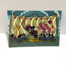 VINTAGE DISNEY/ &quot;MICKEY&#39;S CIRCUS&quot; POSTCARD &#39;95-UNUSED MICKEY MOUSE MAGIC... - £18.51 GBP
