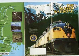 The Alaska Railroad Brochure the McKinley Park Route Anchorage - £13.95 GBP