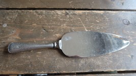 Antique Sterling Hammered Handle Cake Knife 9.5&quot; - £23.39 GBP