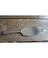 Antique Sterling Hammered Handle Cake Knife 9.5&quot; - £23.39 GBP